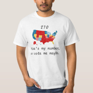 Rösta mig kanske valet 2012 tee shirt