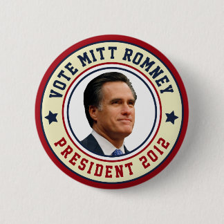 Rösta Mitt Romney för presidenten 2012 Knapp