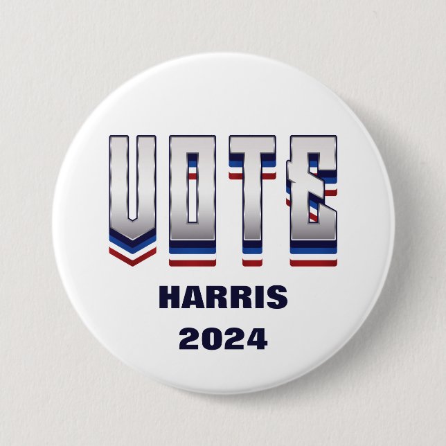 Rösta moderna typografi - val knapp (Framsida)