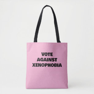 Rösta mot främlingsfientlighet Totebag Tygkasse