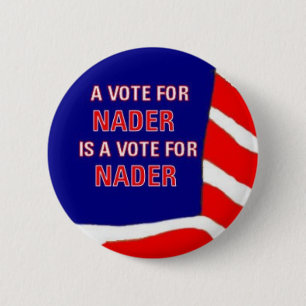 Rösta Nader knäppas Knapp