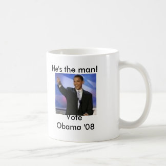 Rösta Obama '08 den magiska muggen Kaffemugg
