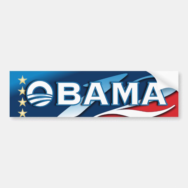 Rösta OBAMA 2012 bildekal (Framsidan)