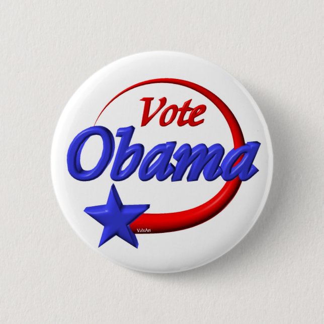 Rösta Obama 2012. Skapa framtiden Knapp (Framsida)