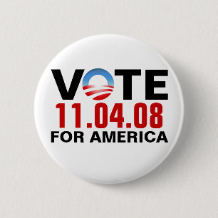 RÖSTA Obama för Amerika - 11.04.2008 - knäppas Knapp