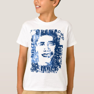 "Rösta Obama för den ändrings" vintage-looken b Tröja