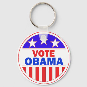 Rösta Obama Nyckelring