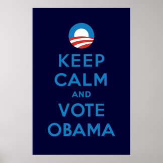 Rösta Obama Poster