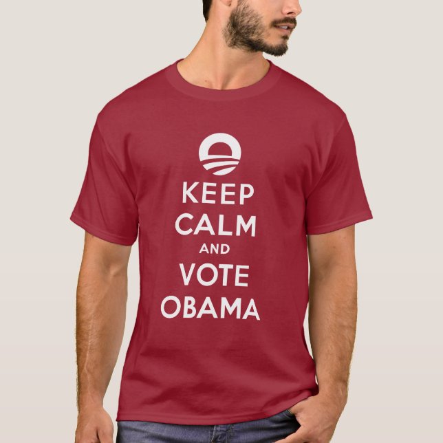 Rösta Obama T-shirt (Framsida)