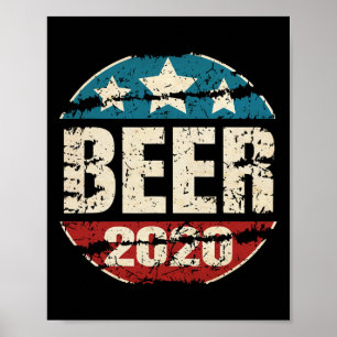 Rösta Öl Roligt Alkohol Anti Trump Biden Röstade P Poster