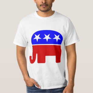 rösta om valet av republikansk elefant politik t shirt