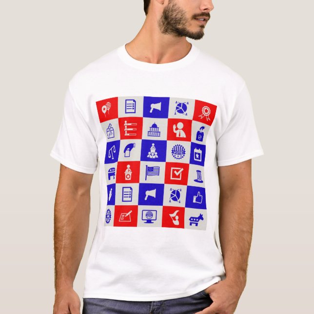 rösta om valet i USA T Shirt (Framsida)