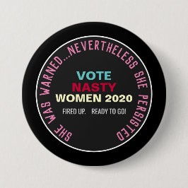 Rösta OTÄCKA 2020 MOTSTÅR kampanjen knäppas Knapp