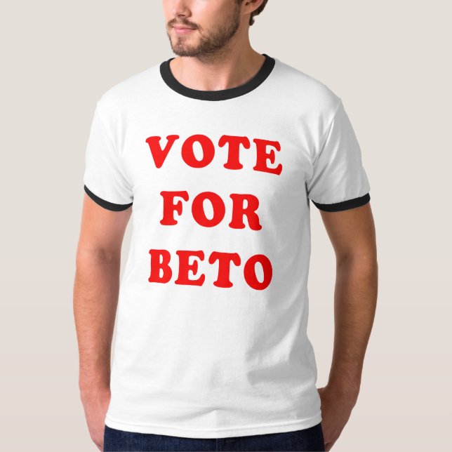 RÖSTA PÅ BETO T-Shirt ORourke för Texas (Framsida)