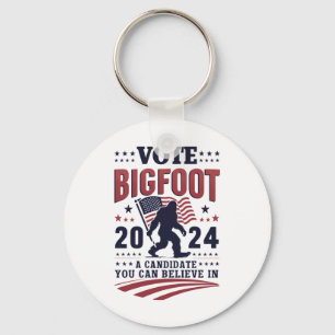 Rösta På Bigfoot 2024 Sasquatch Presidentvalet Nyckelring