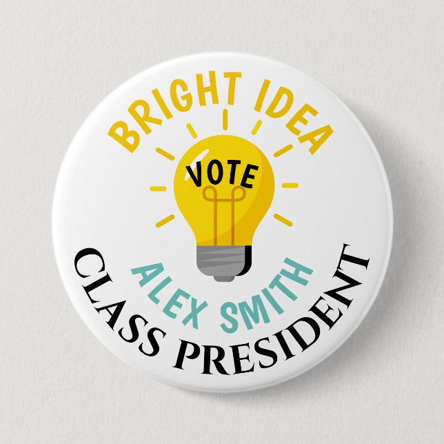 Rösta på klasspresident: Elevrådsval Knapp (Framsida)