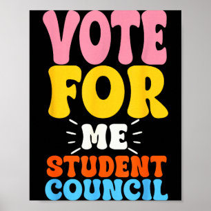 Rösta På Mig Elevråd Ungdom Cool Skolval Poster