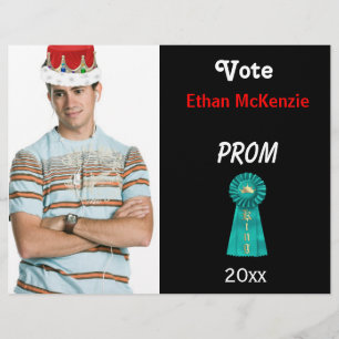 Rösta på mig som Prom King (Aqua) Reklamblad