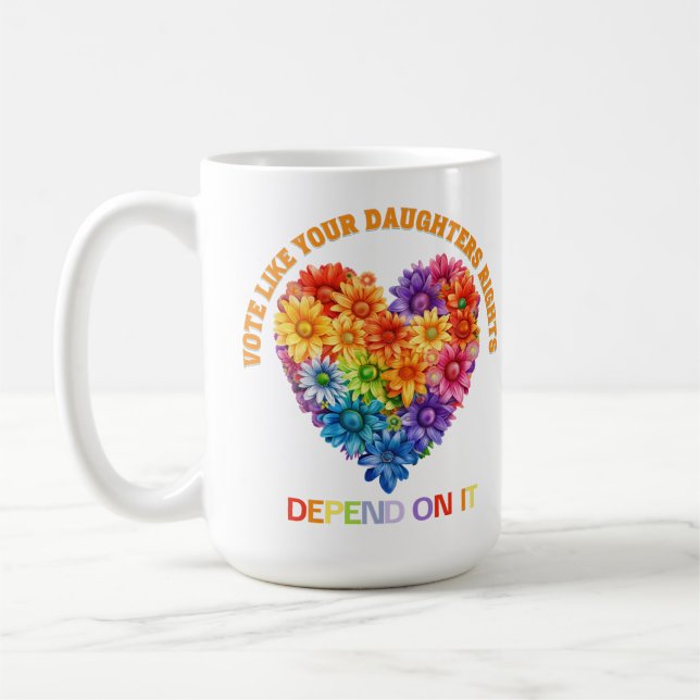 Rösta på samma sätt som din dotters Höger är beroe Kaffemugg (Vänster)