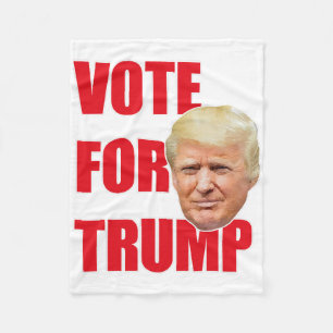 Rösta på Trump Fleecefilt