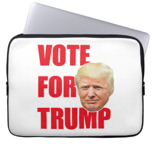 Rösta på trump laptop fodral