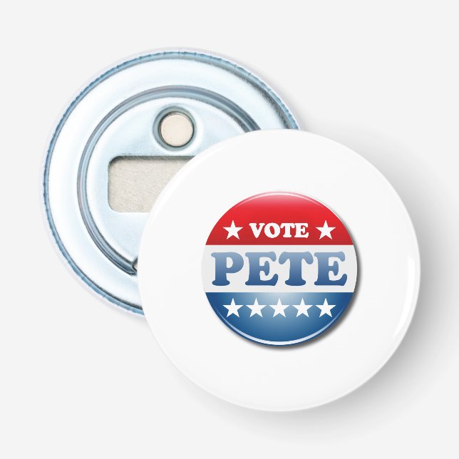 Rösta Pete 2020 Flasköppnare (Framsidan)