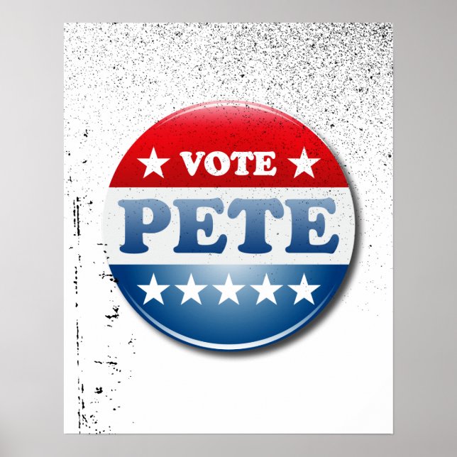 Rösta Pete 2020 Poster (Framsidan)