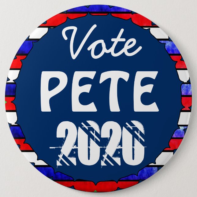Rösta Pete för president 2020, USA Knapp (Framsida)