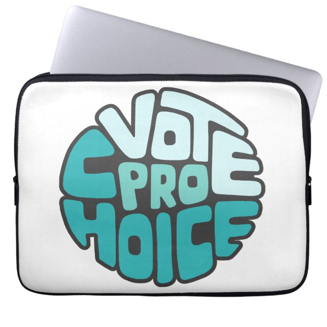 Rösta Pro Val Ord Konst  Laptop Fodral (Framsidan)
