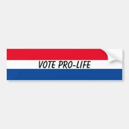 Rösta ProLife USA Patriotic Christian Bildekal