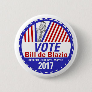 Rösta räkningen de Blazio 2017 Knapp