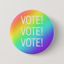 Rösta! Regnbågsknapp Knapp