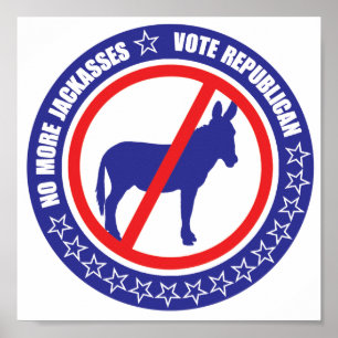 rösta republikansk poster