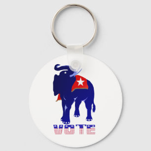 Rösta republikanska Keychain Nyckelring