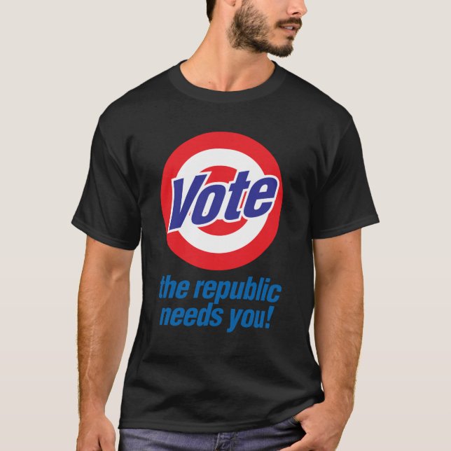 Rösta republiken T-Shirt (Framsida)