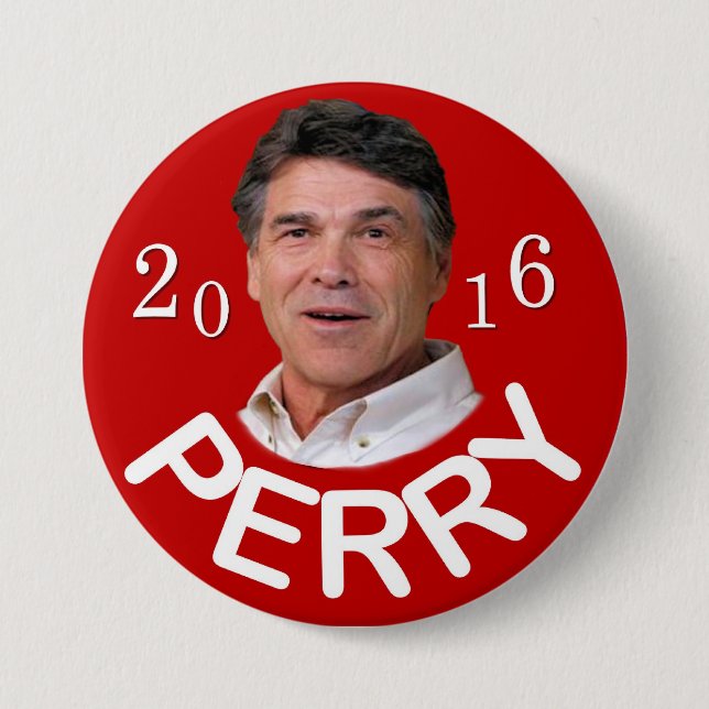 Rösta Rick Perry 2016 Knapp (Framsida)