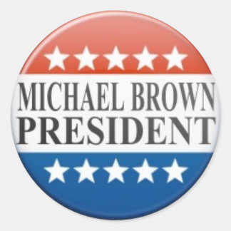 rösta runt klistermärke