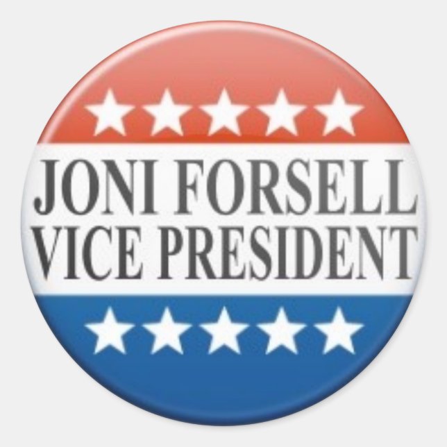 rösta runt klistermärke (Framsida)