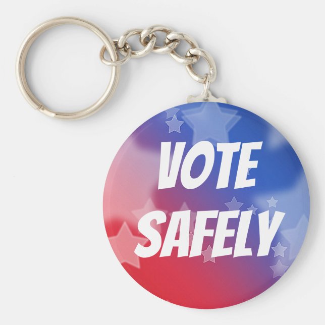 Rösta säkert nyckelring (Framsidan)