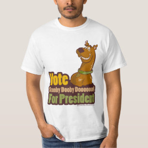 Rösta Scooby Dooby Doo för president T-shirt