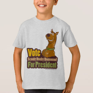 Rösta Scooby Dooby Doo för president Tee Shirt