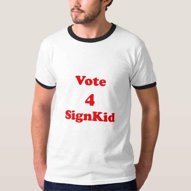 rösta signkid 4 tröja (Framsida)