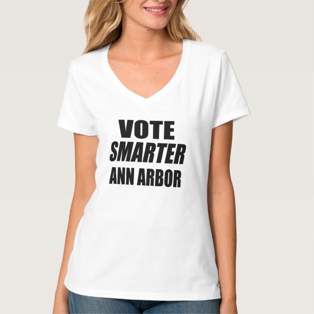 RÖSTA SMARTER ANN ARBOR T SHIRT (Framsida)