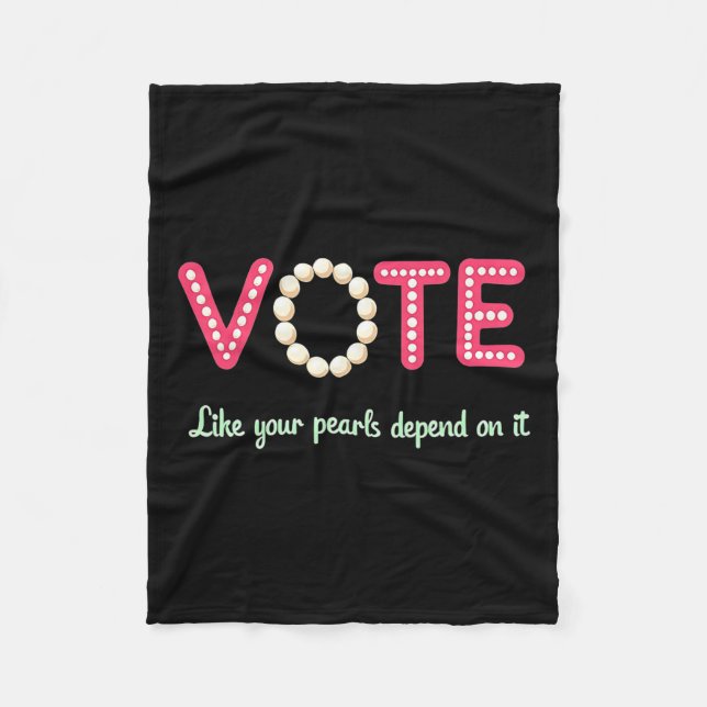 Rösta som dina pärlor beror på det fleecefilt (Framsidan)