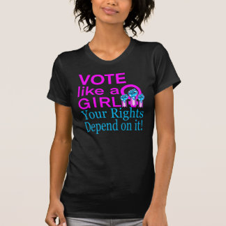 Rösta som Höger för flickor T Shirt