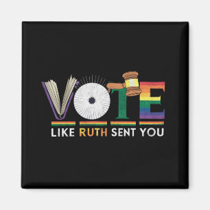 Rösta Som Ruth Skickade Dig Hammarband Feminister Magnet