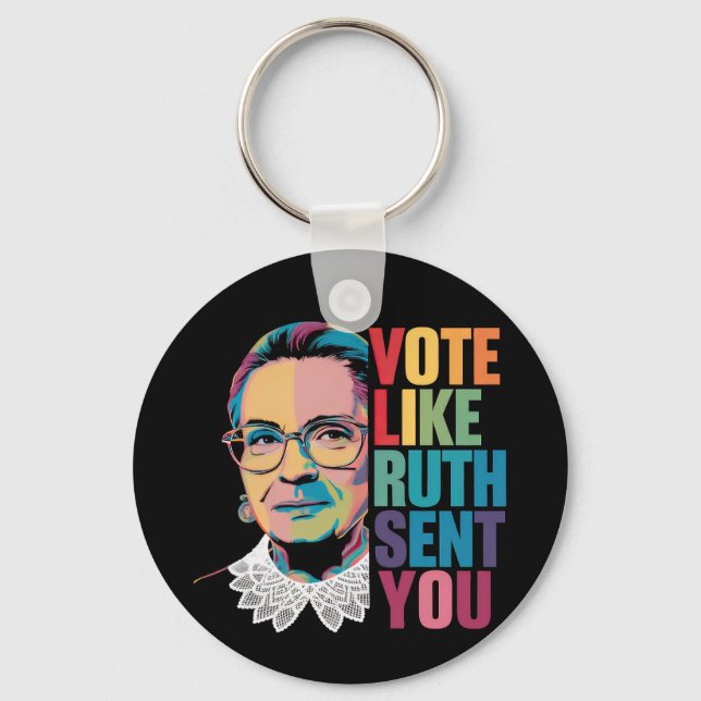 Rösta som Ruth skickade dig Nyckelring (Framsida)