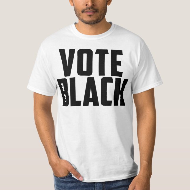 Rösta svarten (vitutslagsplatsen) tee shirt (Framsida)