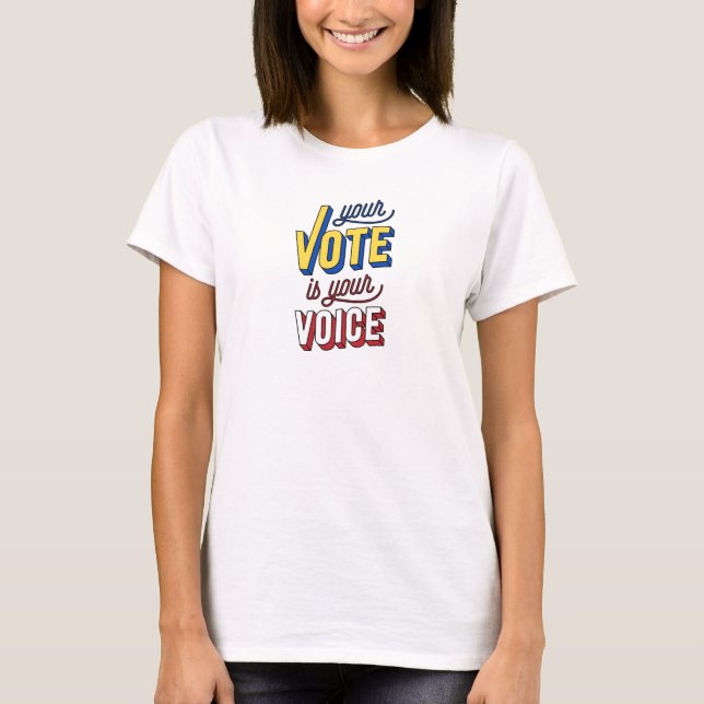 Rösta T Shirt (Framsida)