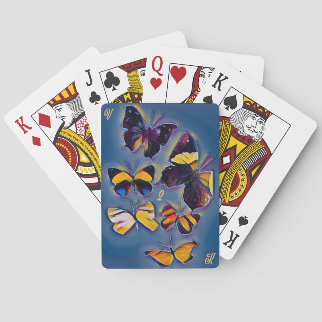 Rösta till Skull 2.0-fjäril Casinokort (Baksidan)